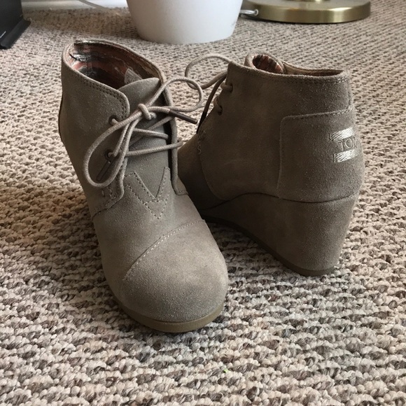 Toms wedge booties - Picture 2 of 2